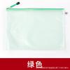 Pasta de arquivo com grade a4 plástico transparente à prova d'água zíper bolsa de arquivo de grande capacidade bolsa para provas a6 documento a5 bolsa de armazenamento