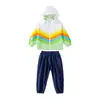 Uniforme escolar para estudiantes de primaria, ropa de tres piezas para primavera y otoño, ropa de clase, traje desmontable para niños, ropa de jardín de infantes de invierno