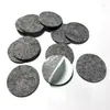 Almohadilla de Fieltro para Patas de Mesa y Silla Negra Redonda Cuadrada Antideslizante Silenciosa Almohadilla Protectora de Fieltro Más Almohadilla de Fieltro para Taburete Duro
