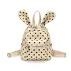 Mochila escolar versátil estilo coreano, mochila infantil elegante y versátil con estrellas y lunares, mochila de gran capacidad para niñas