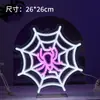 Luzes de neon LED de Halloween, iluminação de atmosfera para cenas de bar, decorações em formato de abóbora, luzes decorativas criativas com tema de fantasma