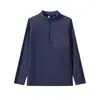 Top casual para pareja, colección otoño/invierno 2026, corte holgado, versátil, moderno, para exteriores, sin costuras, sudadera con media cremallera para hombre