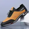 Zapatos de Hombre de Primavera Estilo Británico de Caña Baja sin Cordones, Zapatos Deportivos Casuales para Hombre, Transpirables, Ligeros, de Corte Bajo, con Suela Blanda, Zapatillas de Exterior
