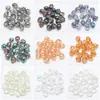 13 * 16MM agujero horizontal fresa color mágico chapado en cristal cuentas de vidrio accesorios para joyería DIY pendientes collar pulsera accesorios