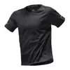 Ropa de Fitness para Hombre Traje Deportivo de Running Verano Seda de Hielo Secado Rápido Manga Corta Pantalones Cortos Maratón Equipo de Entrenamiento Profesional