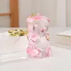 Accesorios DIY Llavero Acrílico Color Mini Oso de Gelatina Accesorios para Llaves Colgantes para Mochila de Estudiante