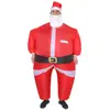 Ropa inflable de Papá Noel para actuación navideña, fiesta navideña, centro comercial, calentamiento escolar, ropa de disfraz de Papá Noel
