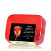 Jabón de rosas hecho a mano, perfume para dama, aromaterapia de rosas, jabón de aceite esencial transparente, fragancia de pétalos, jabón vegetal, venta al por mayor