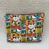 Bolsa de almacenamiento para pañales de lavado de maquillaje, tela de alto valor que no hace bolitas, bolsa portátil repelente al agua, archivo de gran capacidad de dibujos animados