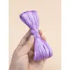 Borde de qipao borde enrollado 0.85cm borde prensado incrustación para ropa accesorios de ropa cinta de tela de satén sin planchar