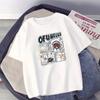 Camiseta de manga corta Ge Hua para hombre, estilo Hong Kong, marca de moda, estilo coreano, holgada, de media manga, ropa informal para parejas.