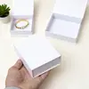 Caja de Regalo Blanca de Venta Directa, Caja Universal de Almacenamiento Cuadrada de Papel Laminado Impermeable, Caja de Empaque Magnética con Tapa abatible en Stock