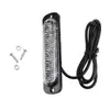 Luz de Advertencia LED para Coche 6 Luces Ultra Delgada Luz Estroboscópica Lateral 12-24V Luz de Trabajo Luz Diurna