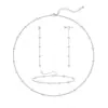 Accesorios nuevos europeos y americanos transfronterizos de Amazon, gargantilla simple multicapa de diseño nicho, collar moderno y elegante para mujer