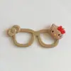 Nuevos Accesorios para Montura de Gafas con Cabeza de Gato Kt Materiales Hechos a Mano DIY Pasador Tocado Funda para Teléfono Móvil Parche Decoración Venta al por Mayor