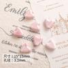 Serie Rosa Cuentas de Cerámica Pulsera de Hilo Joyería Material Hecho a Mano Aretes Cerámica Hecha a Mano Accesorios de Alta Temperatura Cuentas
