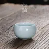 Tazas de Té de Cerámica de las Dinastías Tang y Song, Tazas de Maestro, Juegos de Té Kung Fu, Vasos Pequeños de Agua, Tazas Individuales de Porcelana Blanca, Tazas de Té, Tazas Luohan, Envío Gratis