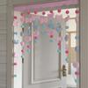 Cortina Colgante de Corazón Azul Ins para Pareja, Cortina Decorativa para Dormitorio sin Perforaciones, Cortina de Partición, Cortina para Puerta de Baño Cocina, Cortina para el Hogar