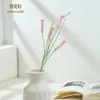Ramas de flores pequeñas colgantes de ganchillo versátiles hechas a mano, decoración de muebles de plantas en maceta de color sólido, decoración fresca y elegante, flores artificiales de alta calidad