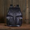Mochila Retro Europea y Americana de Cuero Genuino para Hombre Sentido Avanzado Cuero Crazy Horse Gran Capacidad Mochila Casual Bolsa para Portátil Libros de Estudio