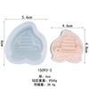 Molde de silicone para modelar bolo da lua nova, molde de silicone para gesso de aromaterapia, decoração de bolo, utensílios de panificação 15093