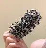 Clip de Banana con Estampado de Leopardo Floral Retro para Otoño e Invierno Clip de Cola de Caballo de Alta Gama Pinza para Agarrar la Parte Posterior de la Cabeza Clip Vertical Volumen del Cabello Accesorio para el Cabello