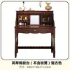 Tocador y Cómoda de Madera Maciza Estilo Vintage Francés Integrados en Uno, Muebles de Dormitorio Modernos Sencillos, Tocador Estilo Mediados de Siglo con Taburete