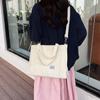 Bolso de Mujer Pana Gran Capacidad Bolso de Hombro 2024 Nuevo Bolso de Mano Estilo Coreano Moda Simple Bolso Bandolera Transfronterizo