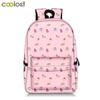 Mochila de estilo coreano con dibujos animados, nueva, 2020, de gran capacidad, para estudiantes, de poliéster, con estampado completo.