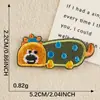 Perro Salchicha de Dibujos Animados Parche Bordado Etiqueta Bordada para Computadora Accesorios para Funda de Teléfono Móvil DIY Parche Autoadhesivo Parche Pegatina