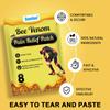 Sumifun Parche de Yeso Transfronterizo Veneno de Abeja Parche para la Salud Veneno de Abeja Yeso Penetrante para Huesos Parche para Articulaciones Moxibustión Caliente K000092