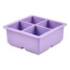 Venta Caliente Creativo Molde de Hielo Cuadrado de 4 Compartimentos Caja Doméstica para Hacer Hielo Sin Tapa Fácil de Desmoldar Molde para Hacer Hielo Artefacto de Congelación Rápida
