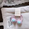 Presilhas de Cabelo em Forma de Coração na Cor Creme, Presilhas de Tecido Fofas para Meninas, Presilhas de Botão para Franja, Grampos de Cabelo, Conjunto de Dois