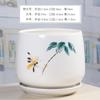Vaso de Flores Nórdico Cerâmica Grande Liquidação Preço Especial Criativo Distinto Tamanho Grande Extra Grande com Prato Doméstico Varanda Simples