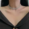 Simples colar de diamante completo colarinho gargantilha japonês e coreano Internet Vermelho personalidade clavicle cadeia atacado colar da moda colar de moda