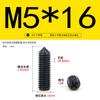 Acero Inoxidable 304 Zinc Negro Punta Ranura Cruz Tornillo de Máquina M2-M6 Extremo Cónico Tope Tornillo de Fijación Superior