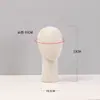 Maniquí de Cabeza Exhibidor de Sombreros Collares Accesorios Cabeza de Muñeco Tienda de Joyería Bufanda Bufanda de Seda Peluca Tela de Alta Gama Junta de Bambú