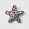 Estilo Miu Dulce y Fresco Elegante Retro Estampado de Leopardo de Cuero Multicolor Estampado Animal Estrella Accesorios de Joyería DIY Decoración Colgante