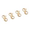 14K / 18K saco de ouro 8 caracteres fivela de mola pulseira colar de fechamento fivela artesanal diy material acessórios venda quente transfronteiriça