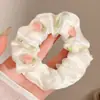 Goma para el pelo tipo scrunchie oversized de estilo coreano con múltiples capas, liga para el pelo de estilo perezoso, cuerda para coleta, accesorio para el pelo de alta gama