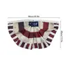Venta al por mayor de fábrica Bandera conmemorativa en forma de abanico del 250 aniversario americano Día de la Independencia 4 de Julio