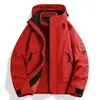 Chaqueta Exterior para Mujer 25 Nuevo Estilo Casual Tres en Uno para Figuras Menudas, Cortavientos e Impermeable, Chaqueta de Pareja de Gama Alta y Elegante