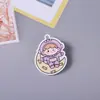 Insígnia de Broche Decorativa de Mochila de Menina Estilo Coreano Desenho Animado Fofo em Acrílico Acessório para Roupa