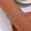 Joyería de Venta Caliente Transfronteriza, Pulsera de Pedrería Brillante Estilo Bohemio Europeo y Americano, Joyería de Moda, Pulsera Elástica