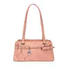 Bolso de hombro cruzado de moda 2026 con diseño de nicho nuevo y moderno decorado con cinturón, bolso cruzado personalizado dulce y genial