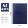 Cuaderno A5 Personalización Correa de Cuero Duro Cuaderno Negocio Transfronterizo Oficina Bloc de Notas PU Estudiante Diario Sencillo