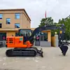 Fabricante Original Escavadeira de Esteiras de 8 Toneladas Escavadeira Pequena de Engenharia Certificada CE Equipamento de Construção Agrícola para o Exterior