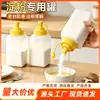 Frascos de aperto de calibre grande para amido de milho, açúcar, geleia, pó para gelo, molhos e produtos para lojas de milk tea
