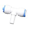 Conector en T de 3 puntos para tubería de agua, conector rápido de poste de 3 puntos a tubería de agua de PE de 3 puntos, accesorios para purificadores de agua domésticos