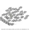 Cuentas Espaciadoras de Aleación de Plata Antigua Transfronterizas en Forma de Corazón Accesorios de Joyería DIY Hechos a Mano Hebilla de Conexión para Pulsera Colgante al Por Mayor